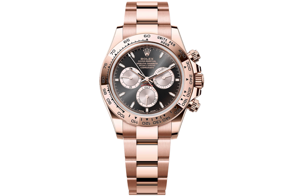 Rolex Daytona: Everose Gold Bright Black Sundust