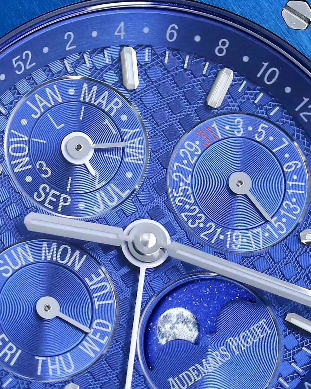 Audemars Piguet Royal Oak Perpetual Calendar: Blue Ceramic