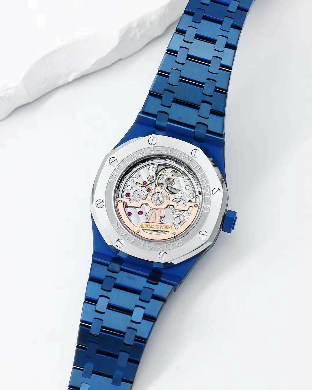Audemars Piguet Royal Oak Perpetual Calendar: Blue Ceramic