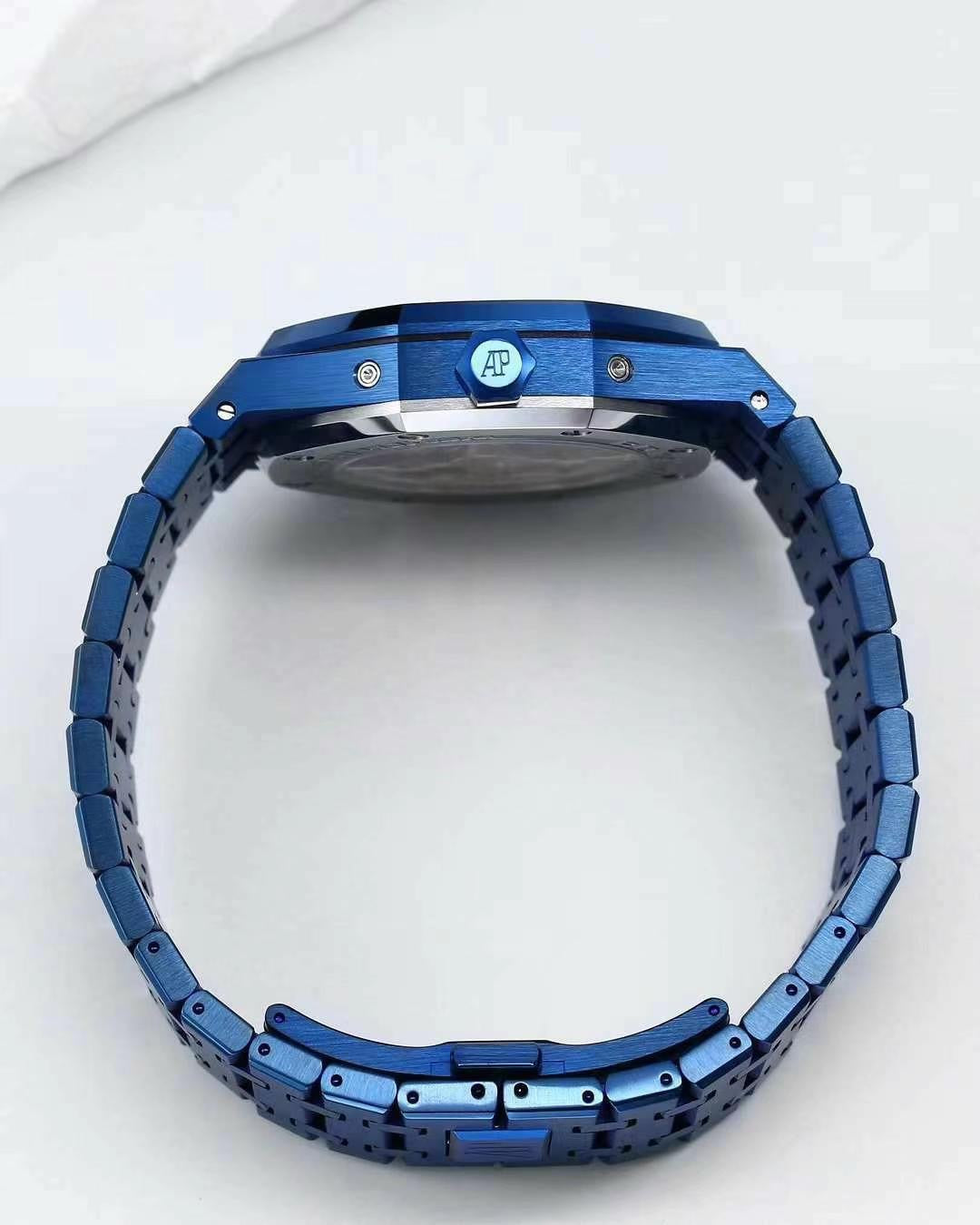 Audemars Piguet Royal Oak Perpetual Calendar: Blue Ceramic