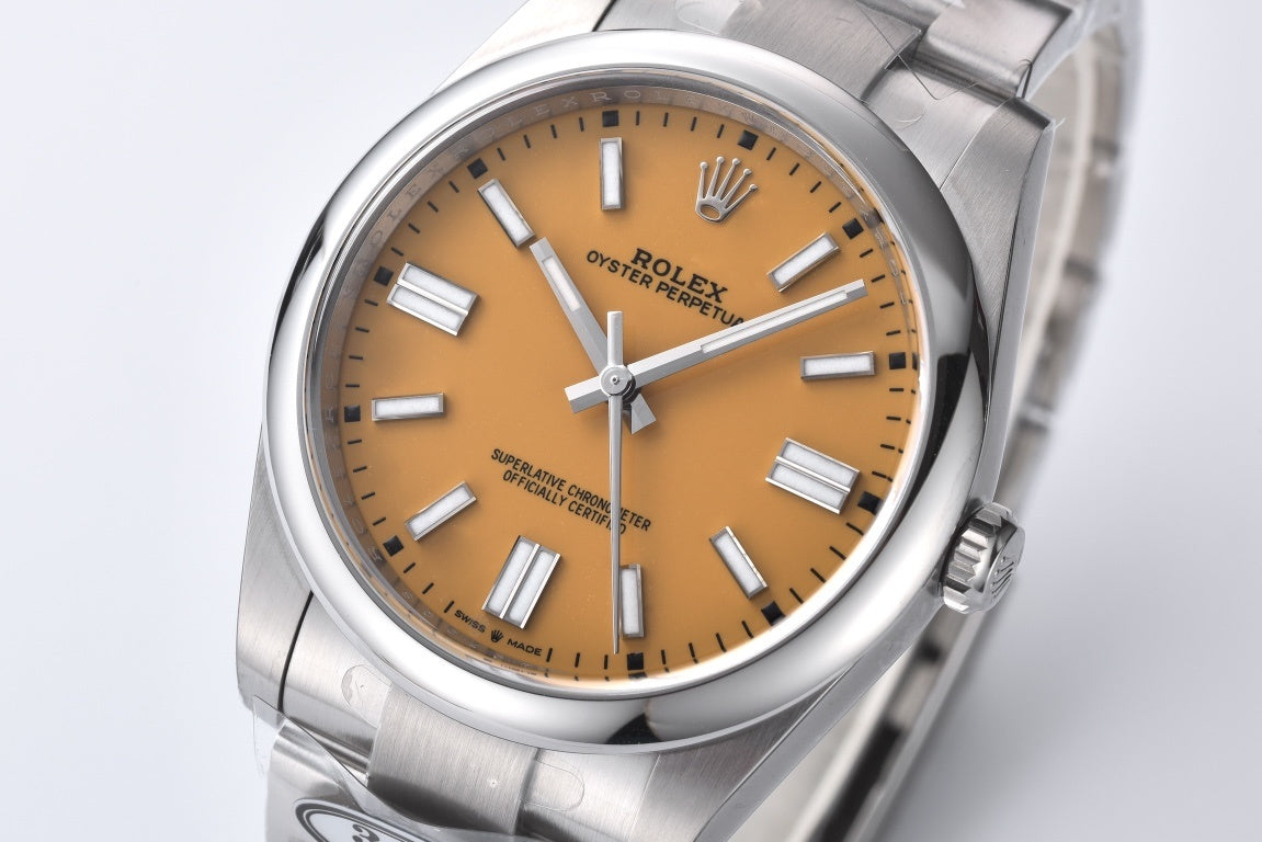 Rolex Oyster Perpetual 124300 : Stella Yellow Dial