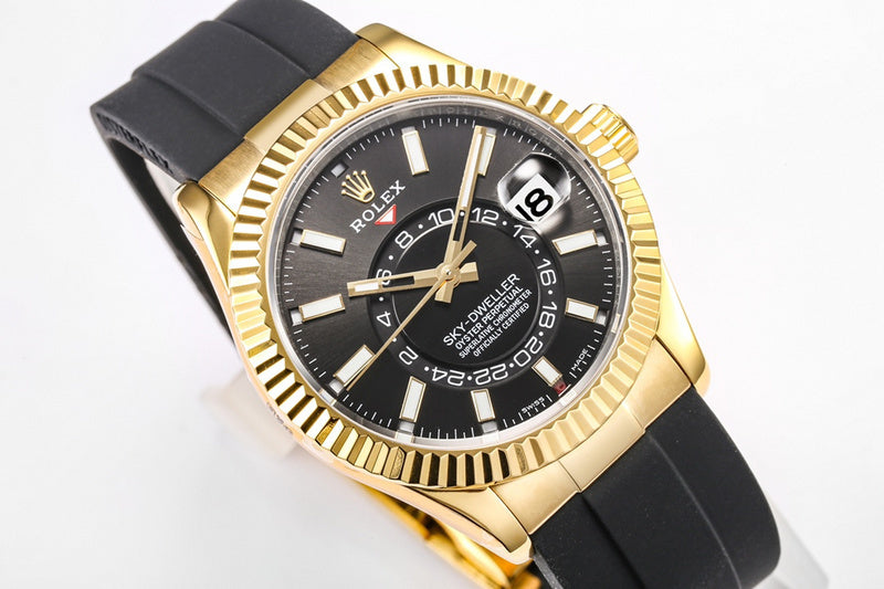 Rolex Sky-Dweller 336238 : Yellow Gold / Black Dial