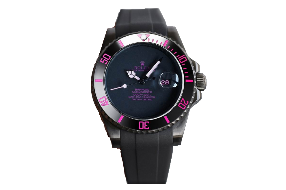 Rolex Submariner 114060 : "Bamford Pink Custom"