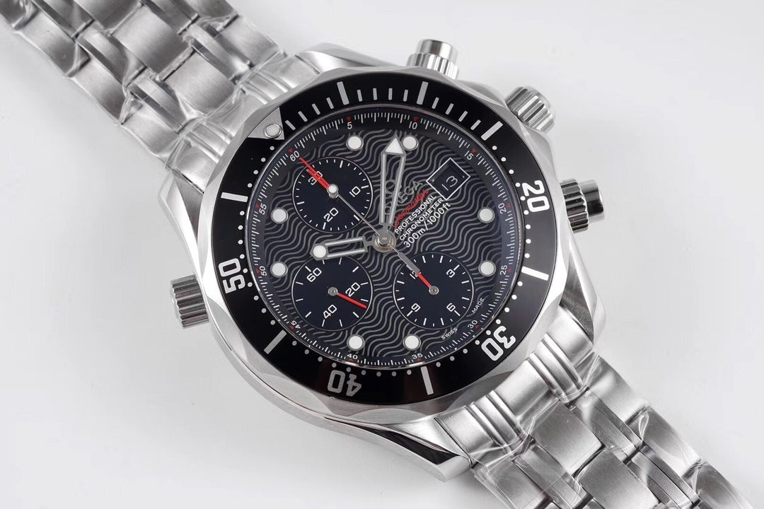 Omega Seamaster Diver 300M Chronograph 2594.52.00 : Black Wave