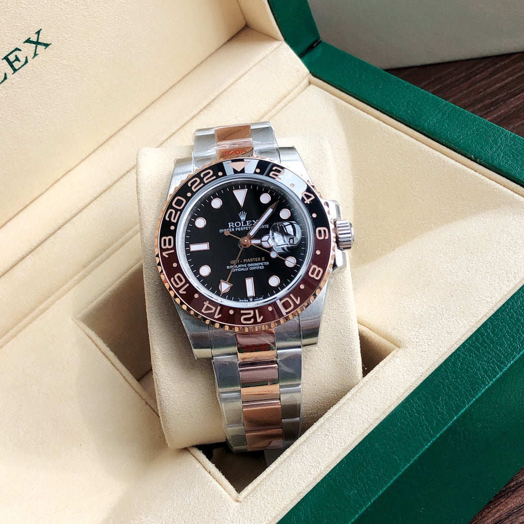 Rolex GMT-Master II 126711CHNR : Two-Tone / Black & Brown