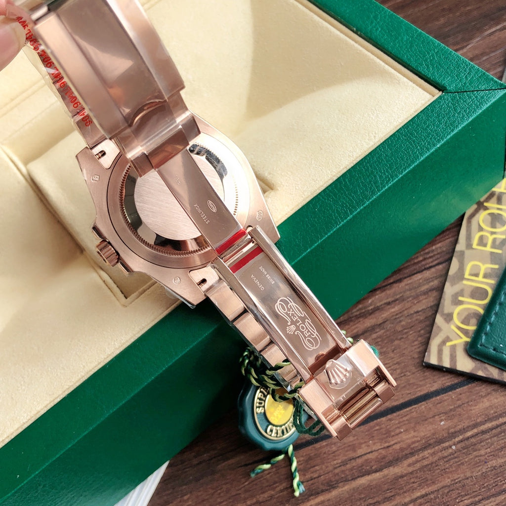 Rolex GMT-Master II 126715CHNR : Everose Gold / Black & Brown