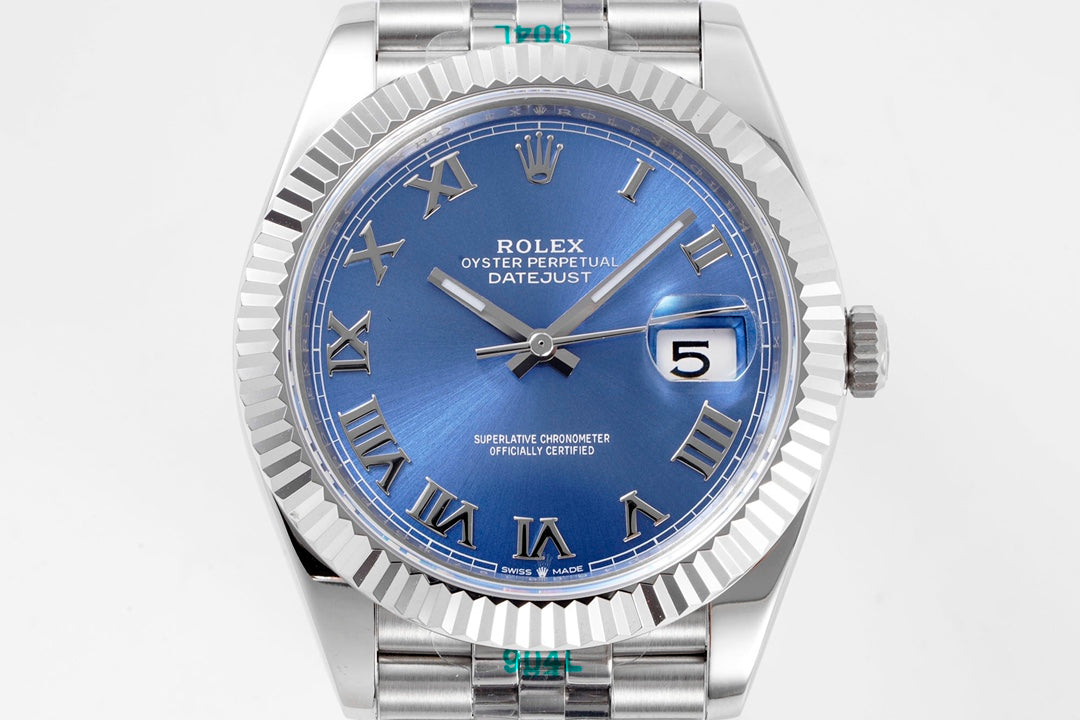 Rolex Datejust 41 126334 : Blue Dial Roman Numerals