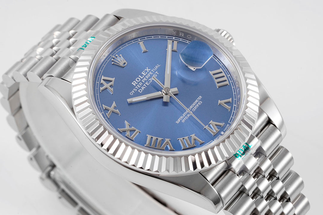 Rolex Datejust 41 126334 : Blue Dial Roman Numerals