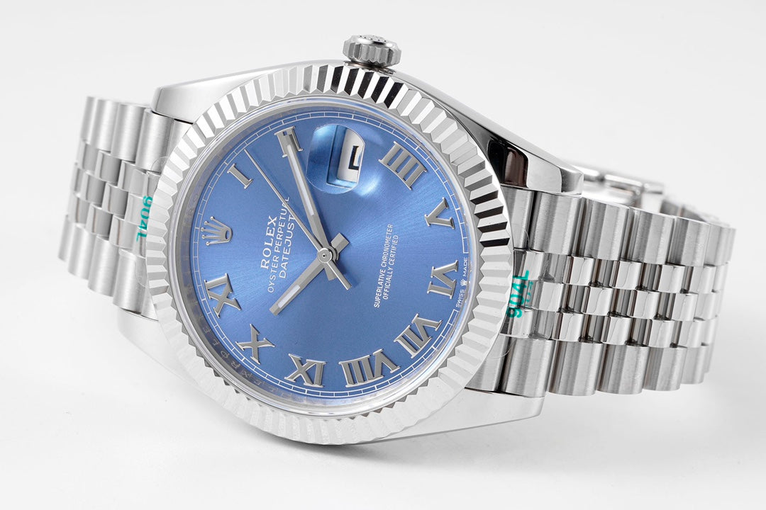 Rolex Datejust 41 126334 : Blue Dial Roman Numerals