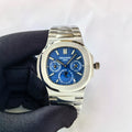 Patek Philippe Nautilus Perpetual Calendar: 740/1G-001 : Blue Sunburst "Holy Grail Nautilus"