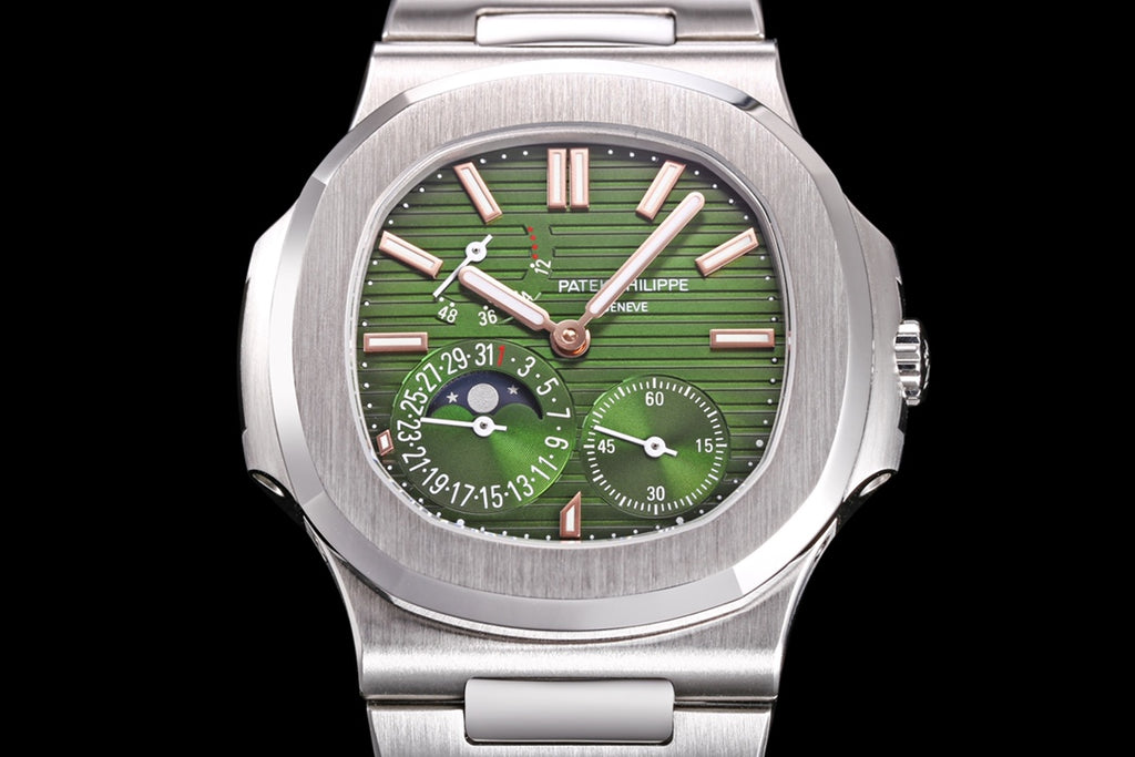 Patek Philippe Nautilus Moon Phase 5712/1A: Olive Green