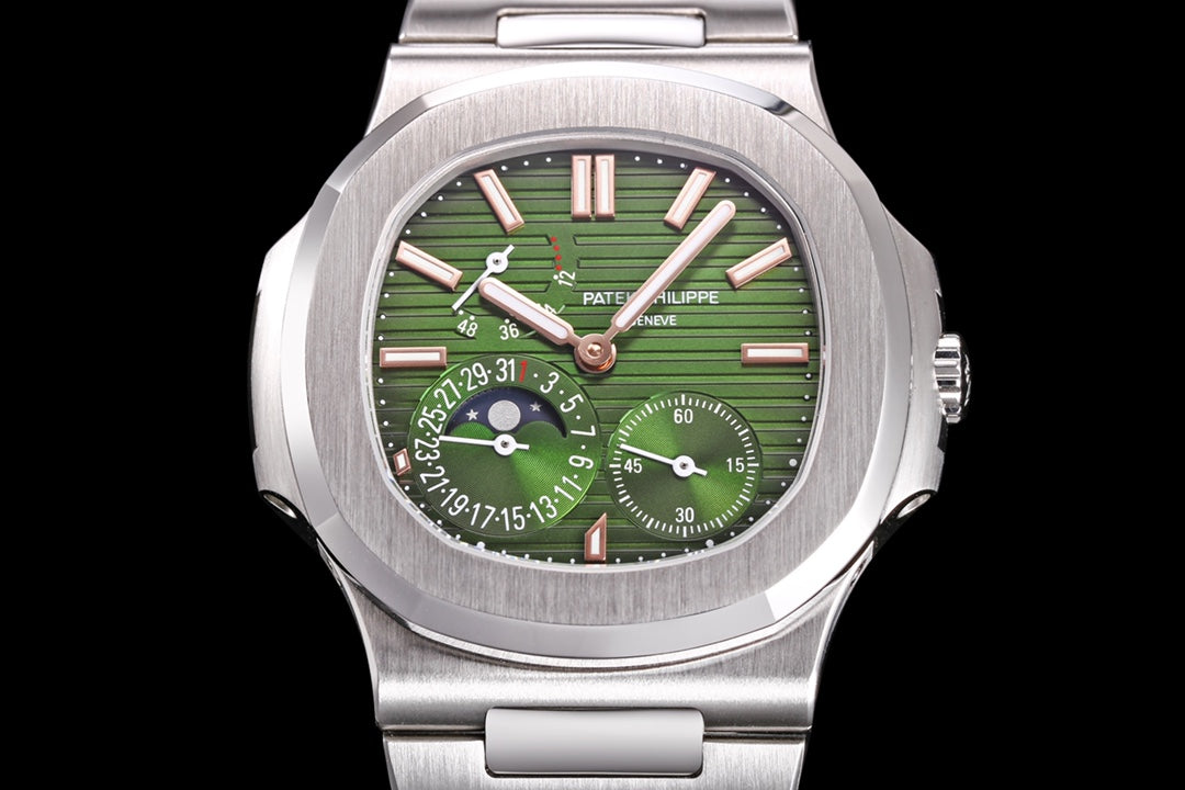 Patek Philippe Nautilus Moon Phase 5712/1A: Olive Green