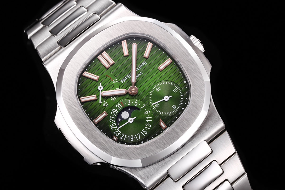Patek Philippe Nautilus Moon Phase 5712/1A: Olive Green