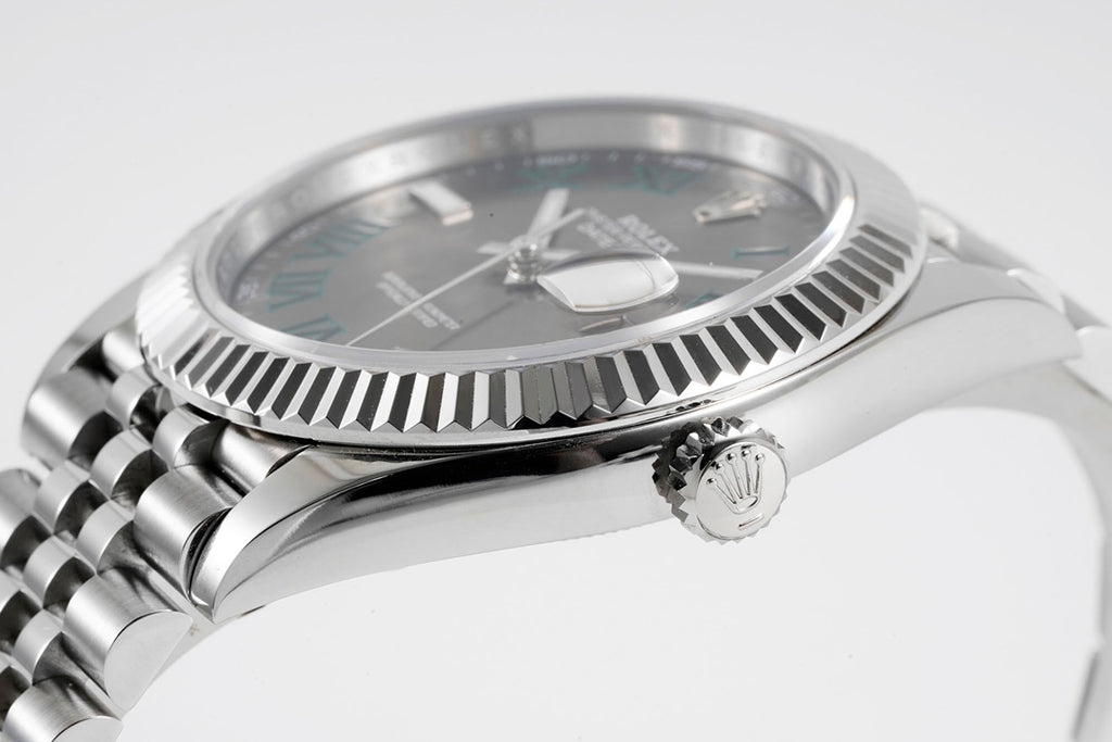 Rolex Datejust 41 126334 : Slate Dial Roman Numerals "Wimbledon"