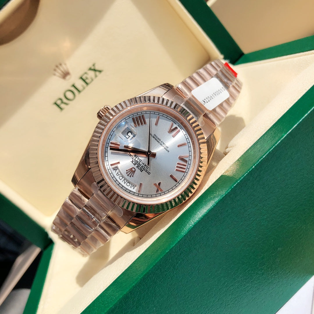 Rolex Day-Date 228235 : White Roman Dial