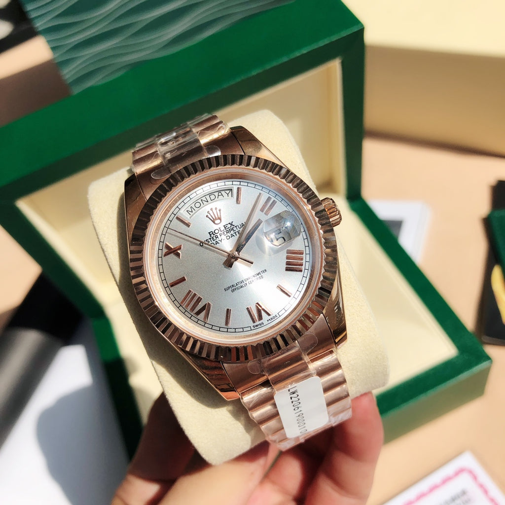 Rolex Day-Date 228235 : White Roman Dial