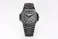 Patek Philippe Nautilus Bamford Edition 5711/1A : DLC Coated Matte Black Embossed Dial