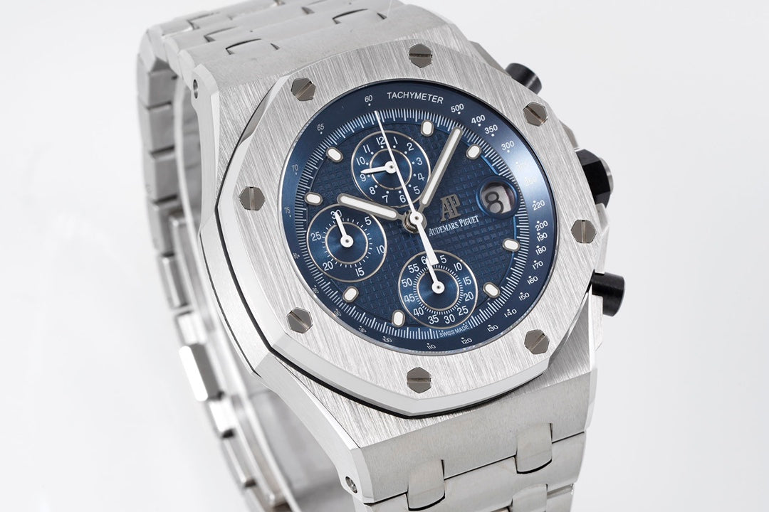 Audemars Piguet Royal Oak Offshore Chronograph 26238ST.OO.2000ST.01 : Blue Petite Tapisserie