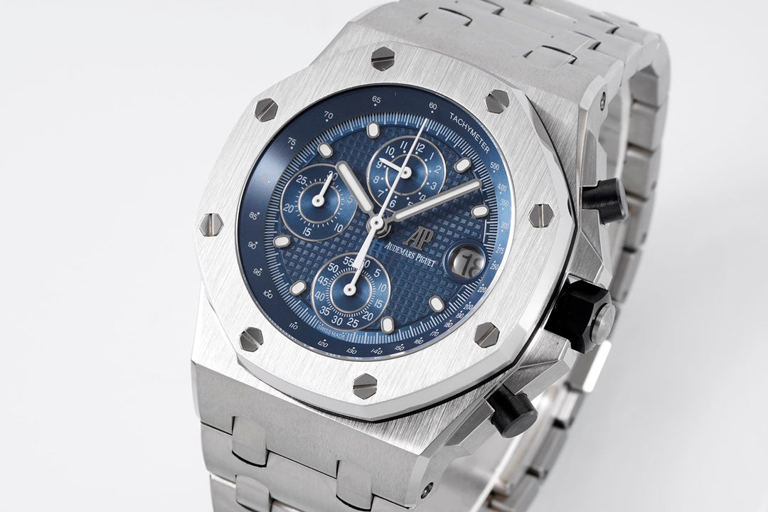 Audemars Piguet Royal Oak Offshore Chronograph 26238ST.OO.2000ST.01 : Blue Petite Tapisserie