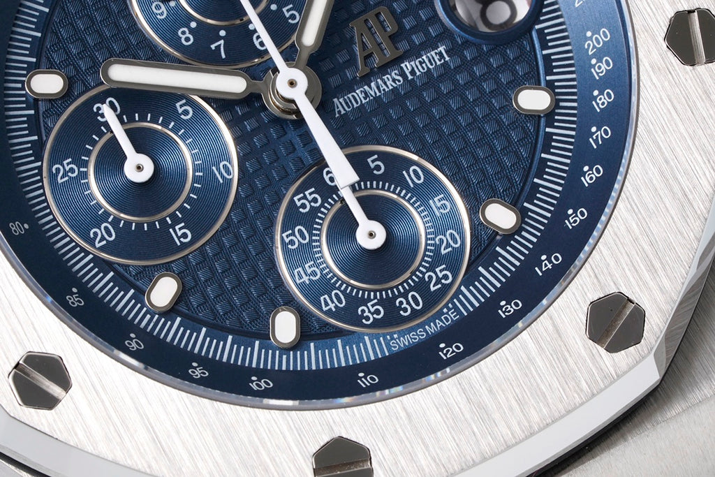 Audemars Piguet Royal Oak Offshore Chronograph 26238ST.OO.2000ST.01 : Blue Petite Tapisserie