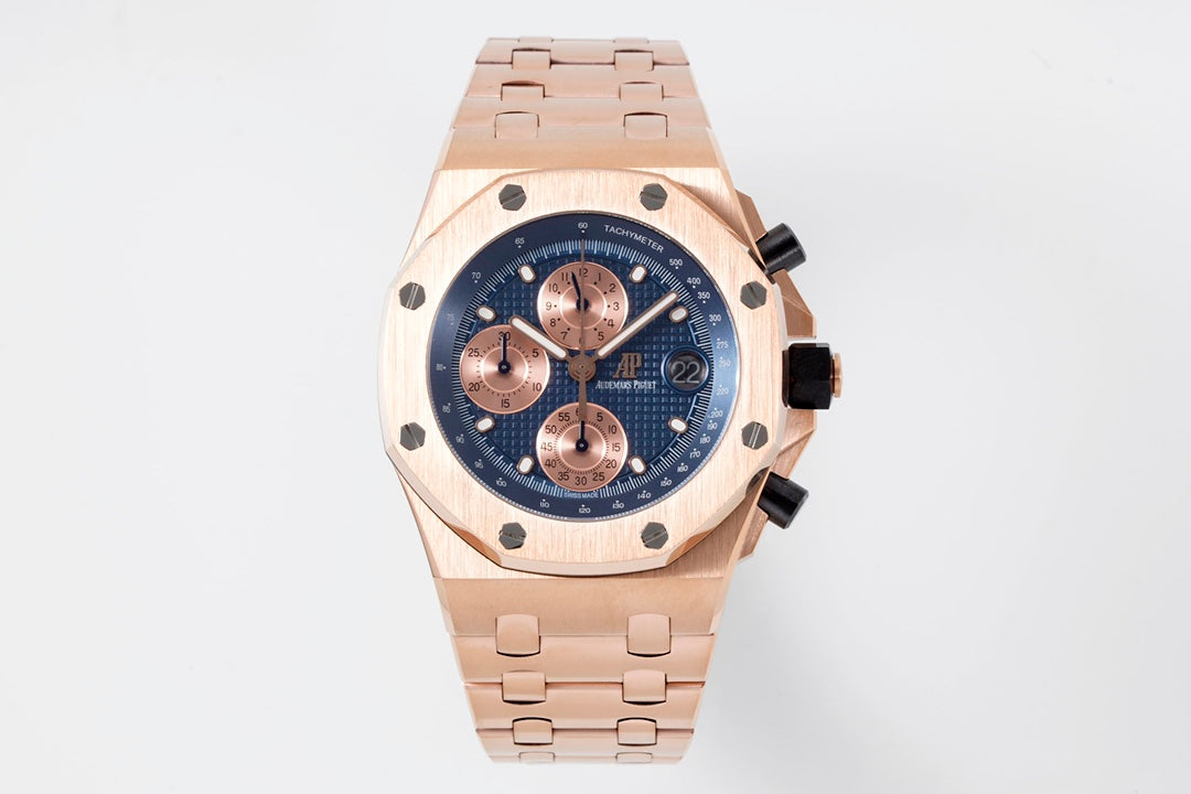 Audemars Piguet Royal Oak Offshore Chronograph 26238OR.OO.2000OR.01 : Blue Petite Tapisserie (Copy)