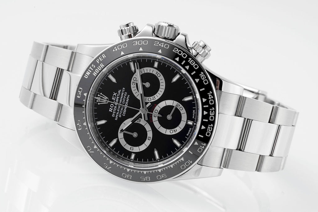 Rolex Cosmograph Daytona 126500LN : Black Dial “Reverse Panda”