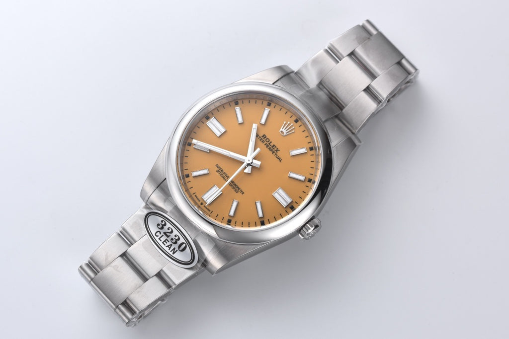 Rolex Oyster Perpetual 124300 : Stella Yellow Dial