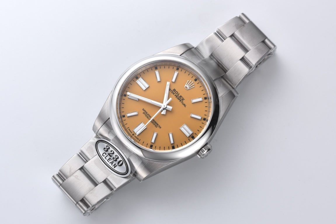 Rolex Oyster Perpetual 124300 : Stella Yellow Dial