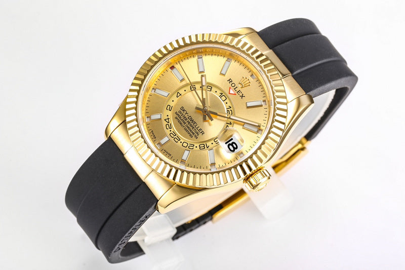 Rolex Sky-Dweller 336238 : Yellow Gold / Gold Dial