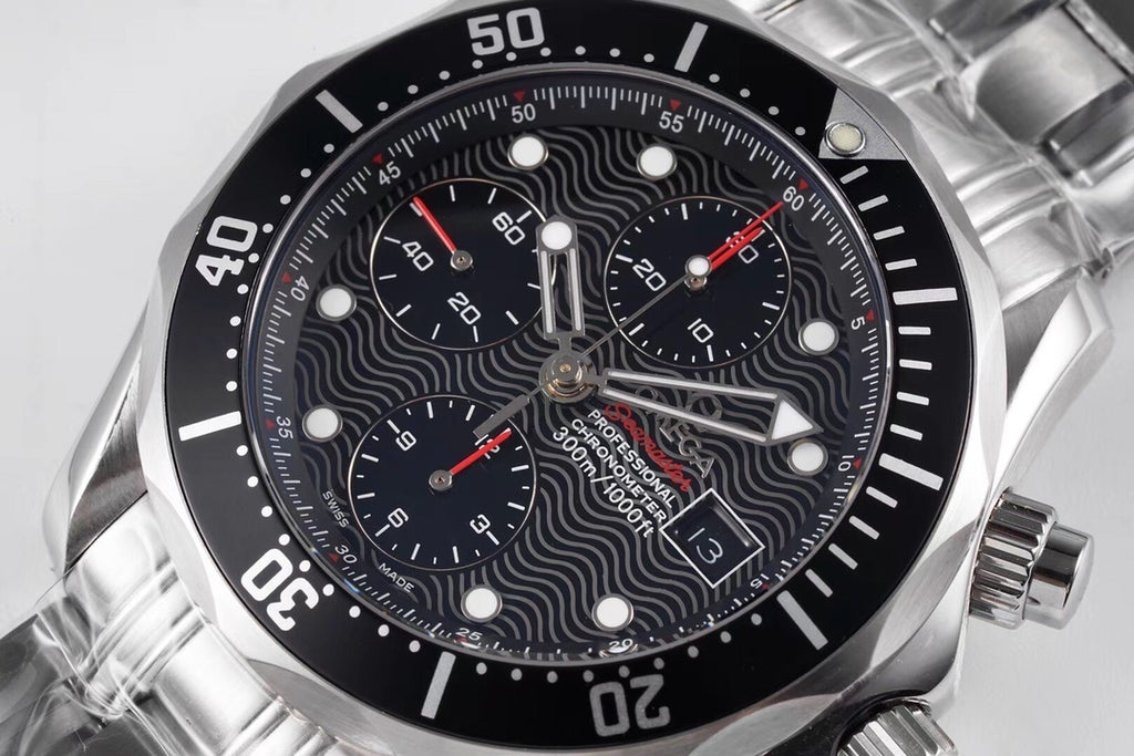 Omega Seamaster Diver 300M Chronograph 2594.52.00 : Black Wave