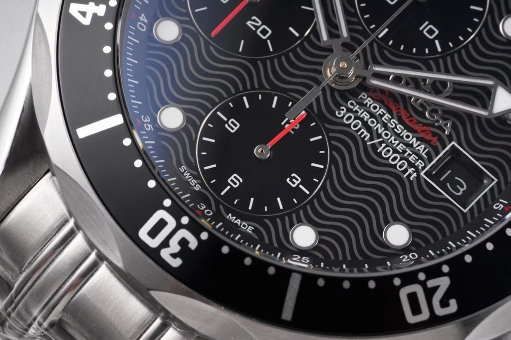 Omega Seamaster Diver 300M Chronograph 2594.52.00 : Black Wave