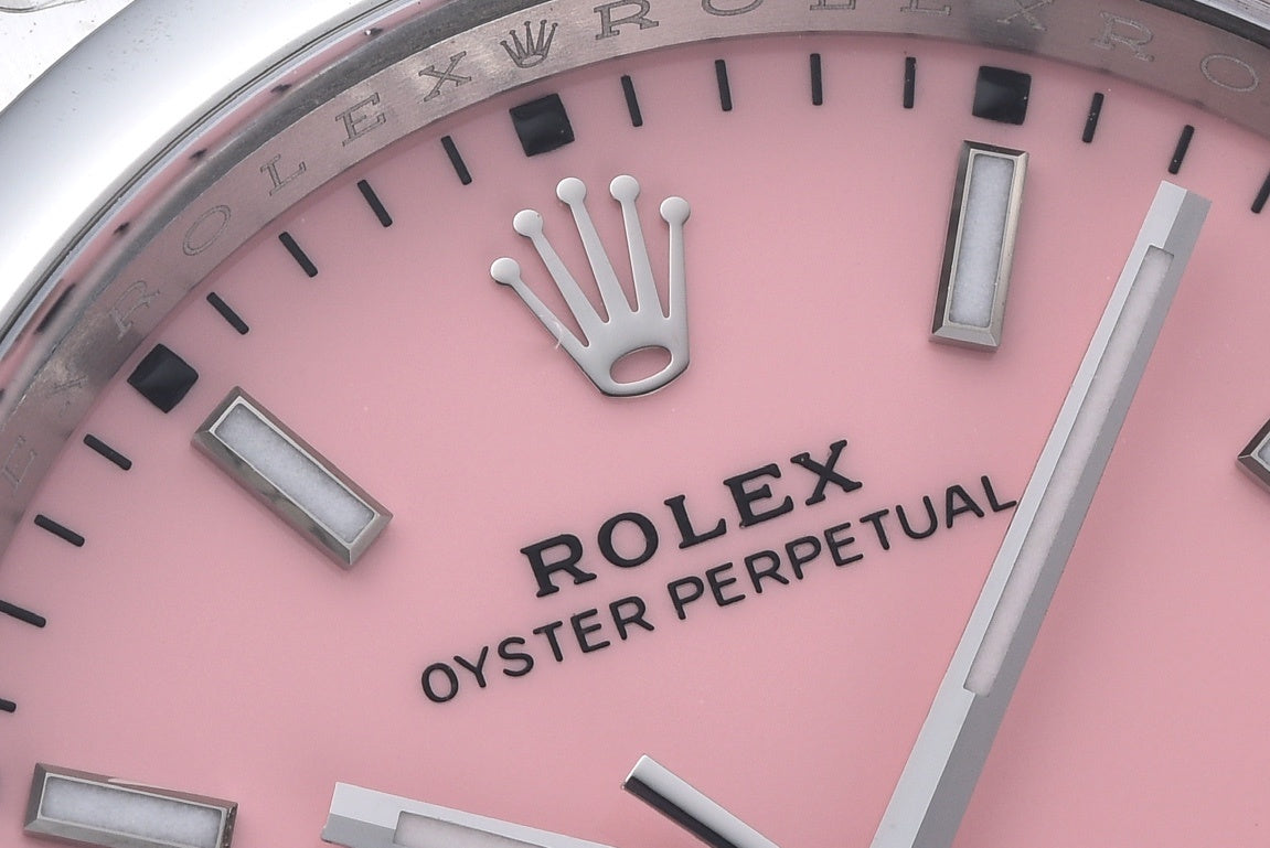 Rolex Oyster Perpetual 126000 : Candy Pink Dial