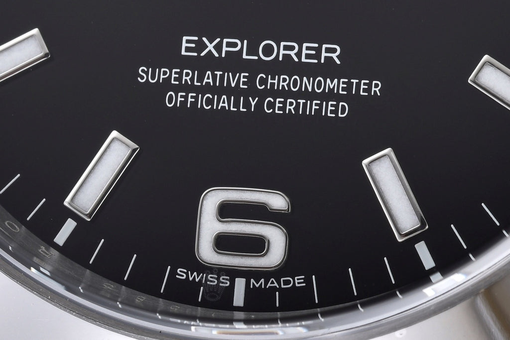 Rolex Explorer I 214270 : Black Dial