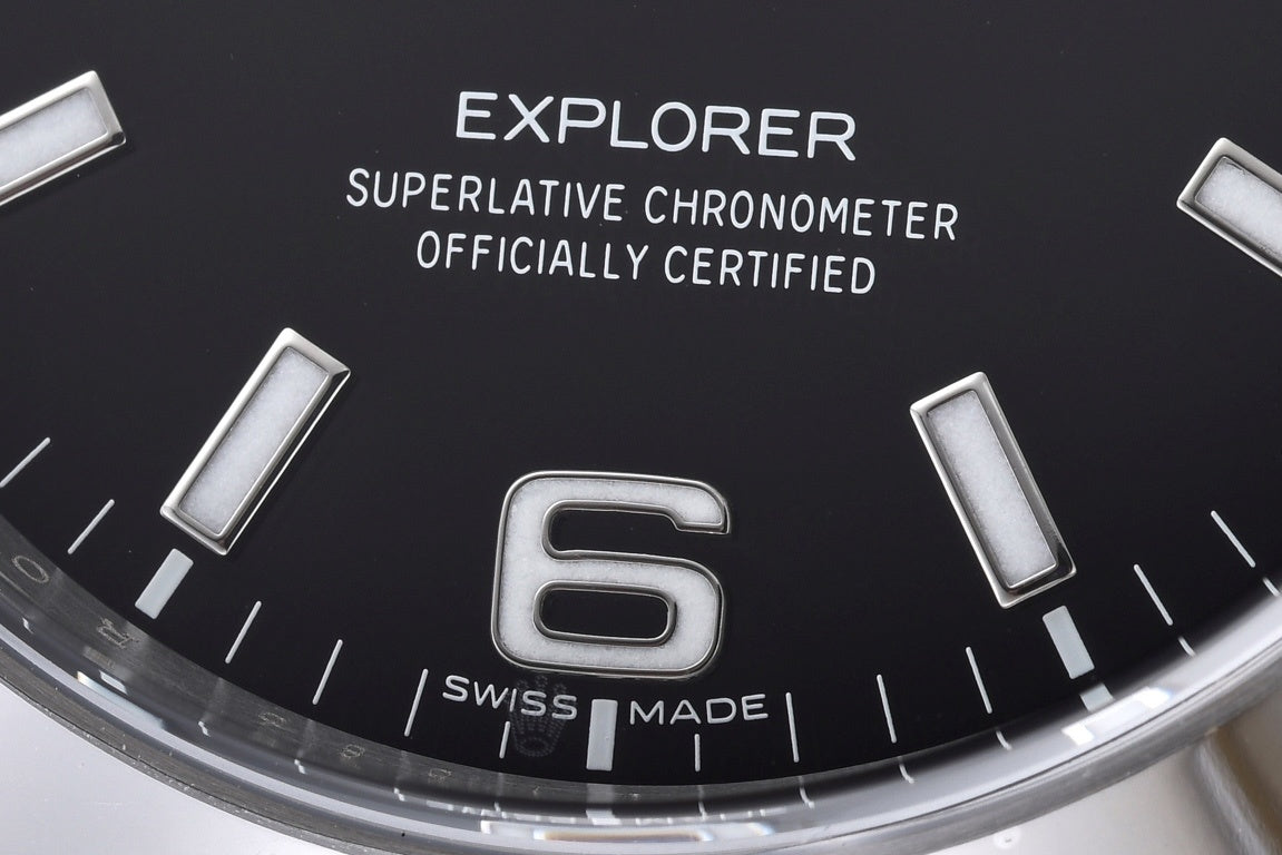 Rolex Explorer I 214270 : Black Dial