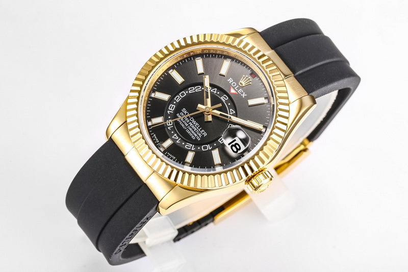 Rolex Sky-Dweller 336238 : Yellow Gold / Black Dial