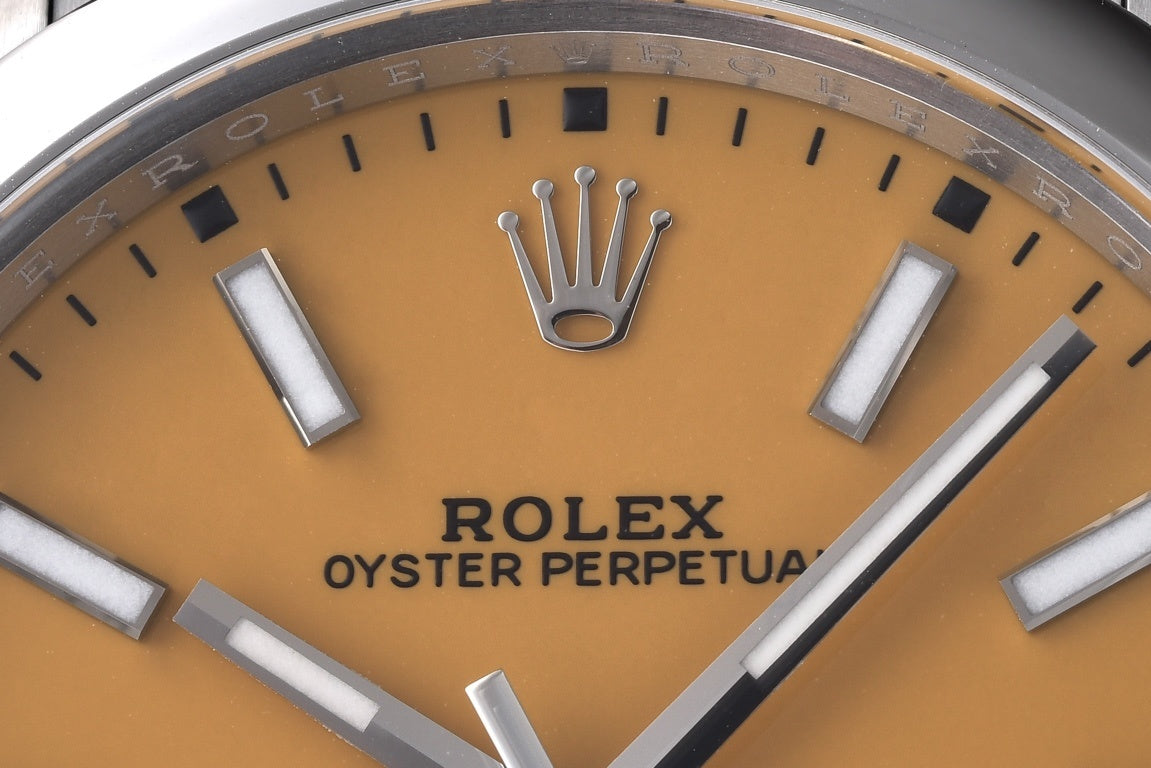 Rolex Oyster Perpetual 124300 : Stella Yellow Dial