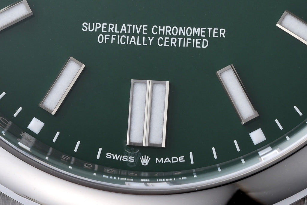 Rolex Oyster Perpetual 124300 : Stella Green Dial