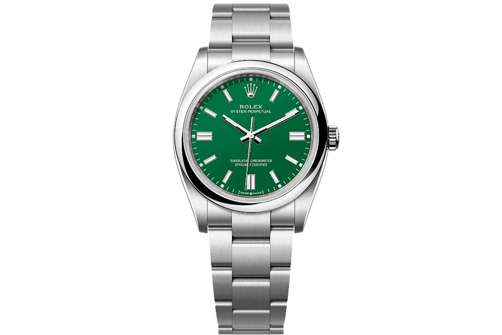 Rolex Oyster Perpetual 124300 : Stella Green Dial