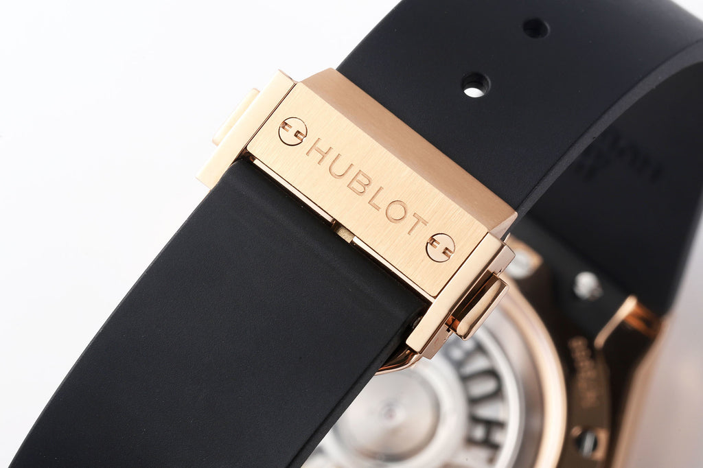 Hublot Classic Fusion Orlinski King Gold Pavé 550.OS.1800.RX.ORL19 : Polished Faceted Black "The Orlinski"
