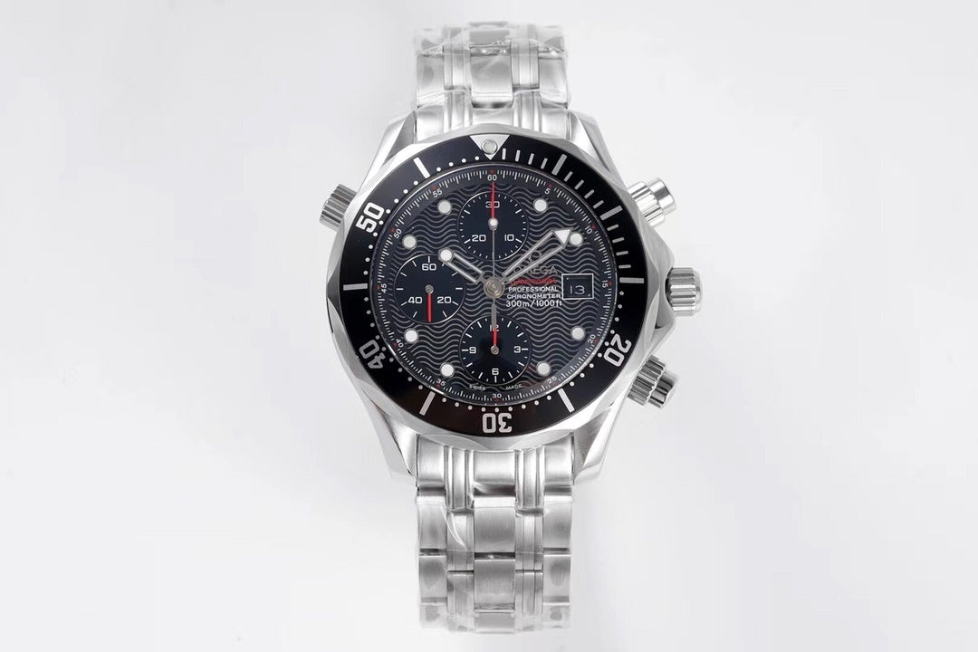 Omega Seamaster Diver 300M Chronograph 2594.52.00 : Black Wave
