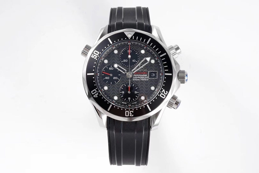 Omega Seamaster Diver 300M Chronograph 2594.52.00 : Black Wave