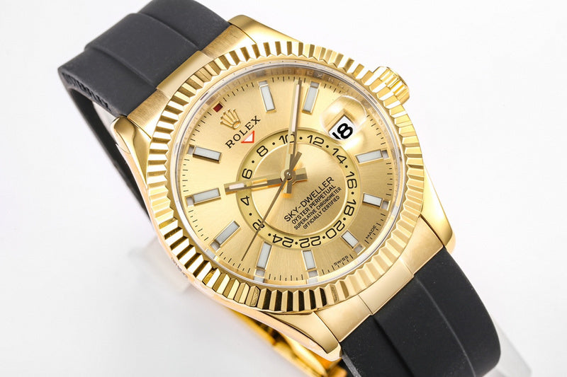 Rolex Sky-Dweller 336238 : Yellow Gold / Gold Dial