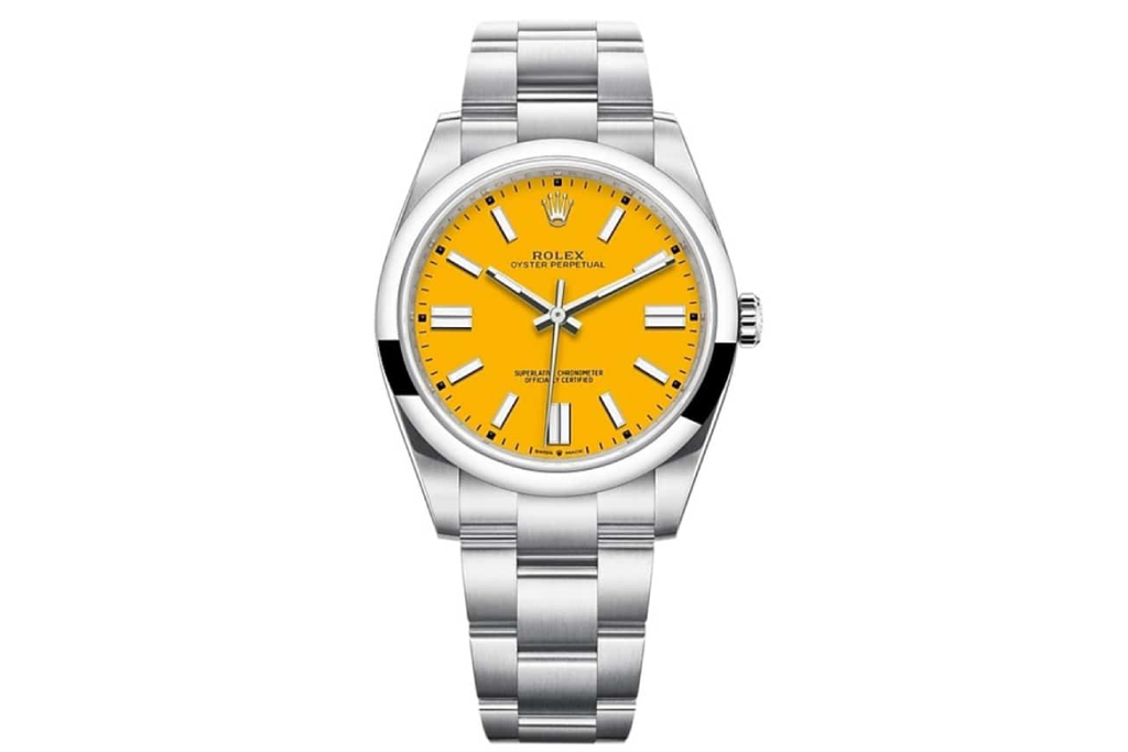 Rolex Oyster Perpetual 124300 : Stella Yellow Dial