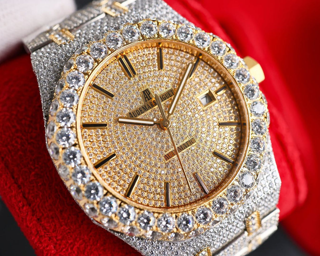 Audemars Piguet Royal Oak 15400OR : "Iced Out Rose Gold"