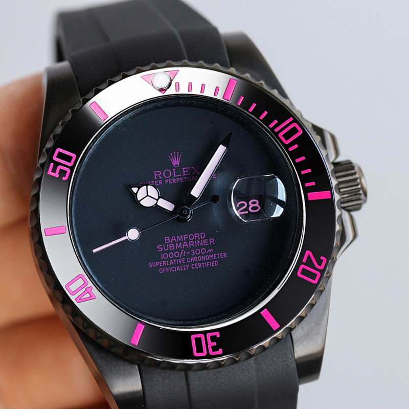Rolex Submariner 114060 : "Bamford Pink Custom"