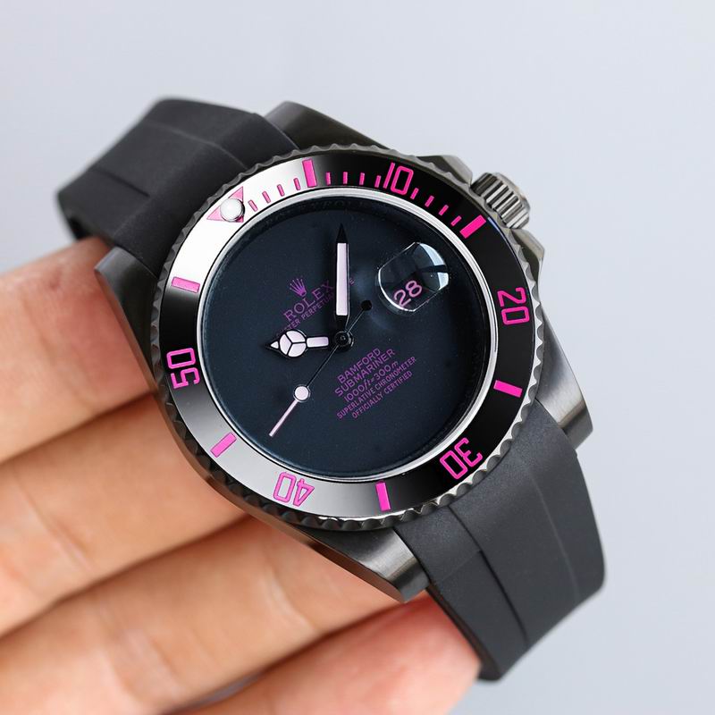 Rolex Submariner 114060 : "Bamford Pink Custom"