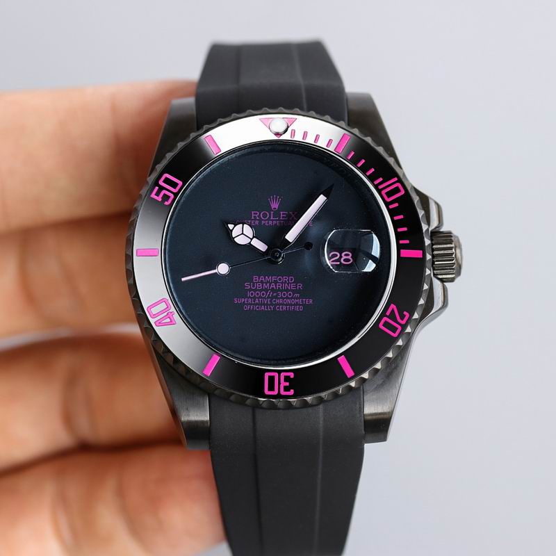 Rolex Submariner 114060 : "Bamford Pink Custom"