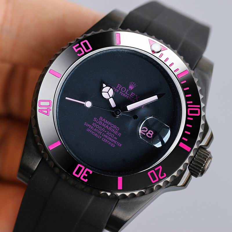 Rolex Submariner 114060 : "Bamford Pink Custom"