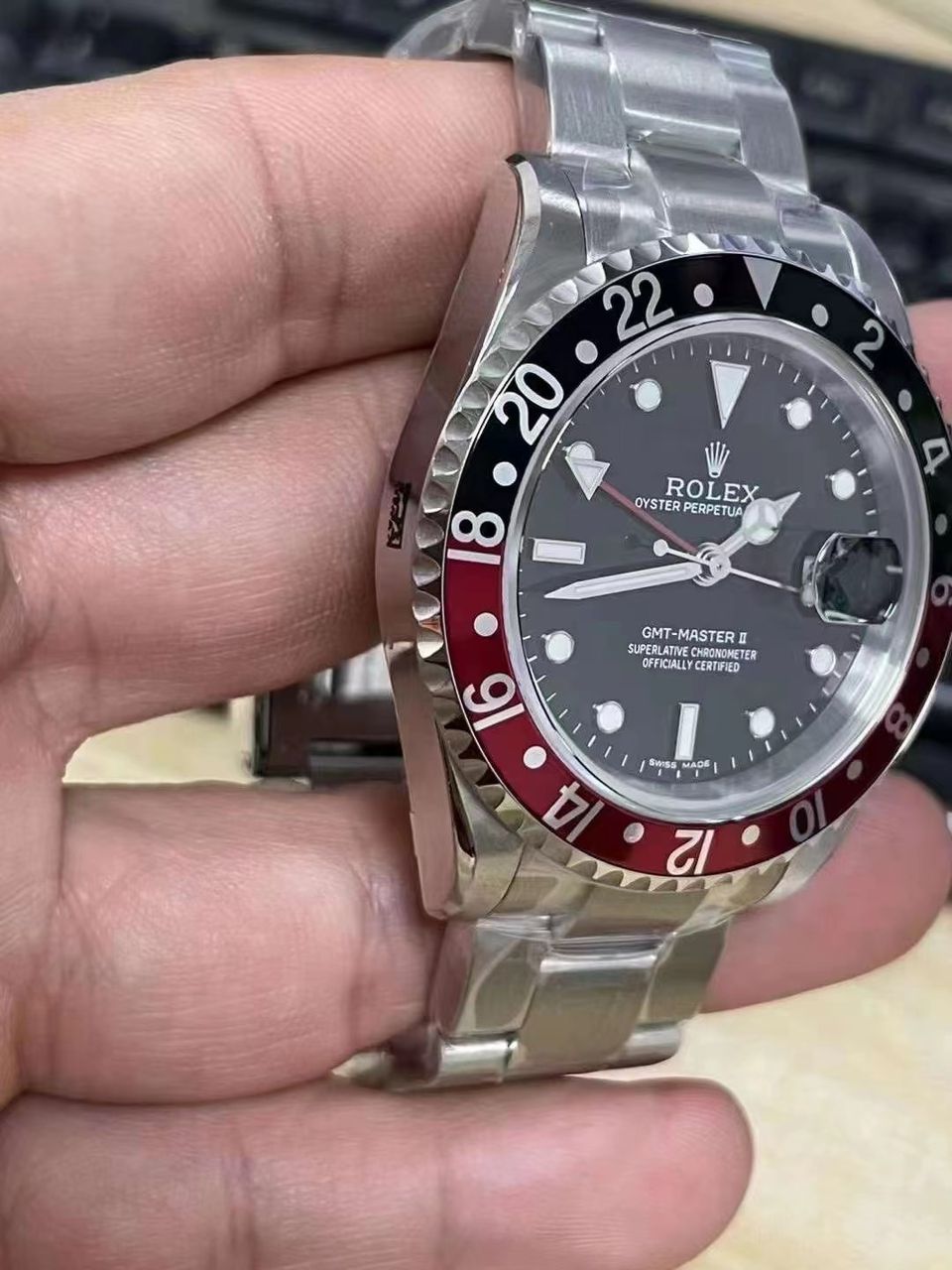 Rolex GMT-Master II 16710 : Black Dial "Coke"