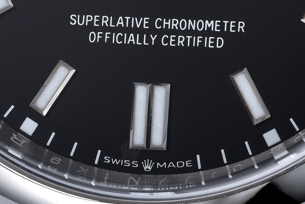 Rolex Oyster Perpetual 124300 :  Black Dial